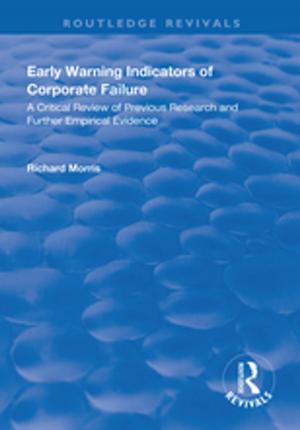 Cover of the book Early Warning Indicators of Corporate Failure by Taner Akan