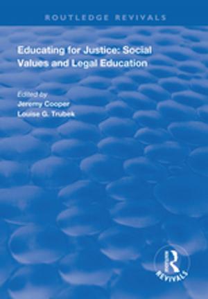 Cover of the book Educating for Justice by Nick Ellison