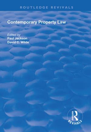 Cover of the book Contemporary Property Law by Warwick Funnell, Michele Chwastiak