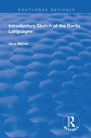 bigCover of the book Introductory Sketch of the Bantu Languages by 