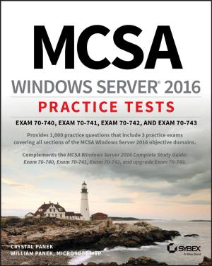 Cover of the book MCSA Windows Server 2016 Practice Tests by James Payne