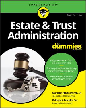 Cover of the book Estate &amp; Trust Administration For Dummies by Paulo Fernando Ribeiro, Carlos Augusto Duque, Augusto Santiago Cerqueira, Paulo Márcio Ribeiro