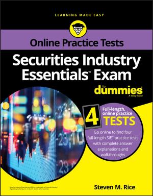 Cover of the book Securities Industry Essentials Exam For Dummies with Online Practice by Robert Wollan, Naveen Jain, Michael Heald