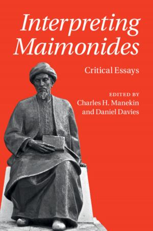 Cover of the book Interpreting Maimonides by D. L. d'Avray