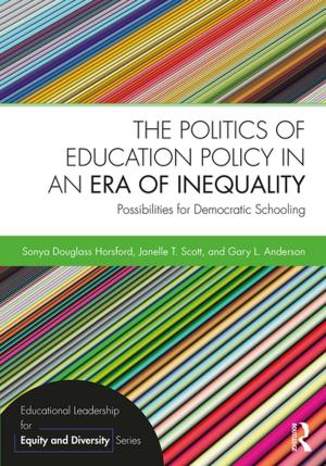 Cover of the book The Politics of Education Policy in an Era of Inequality by F Harold Smith