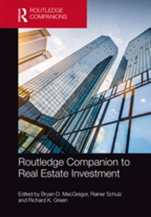 Cover of the book Routledge Companion to Real Estate Investment by 