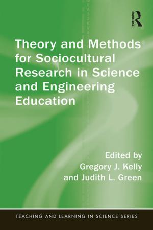 Cover of Theory and Methods for Sociocultural Research in Science and Engineering Education