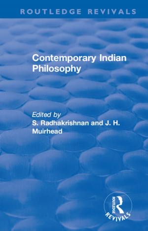 Cover of the book Revival: Contemporary Indian Philosophy (1936) by Eileen Gascoigne