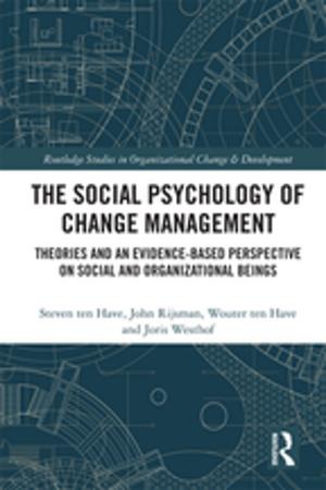 Cover of the book The Social Psychology of Change Management by David Aers