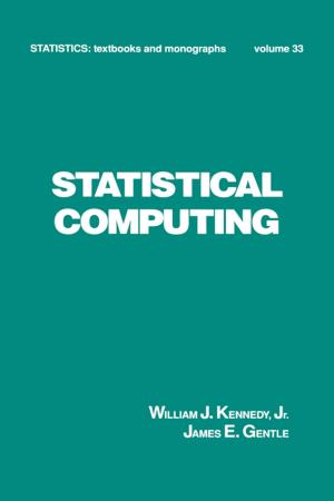 Book cover of Statistical Computing