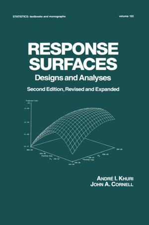 Cover of the book Response Surfaces: Designs and Analyses by Sara J. Wilkinson, Sarah L. Sayce, Pernille H. Christensen