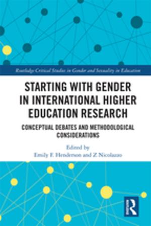 Cover of the book Starting with Gender in International Higher Education Research by Heather Wolpert-Gawron