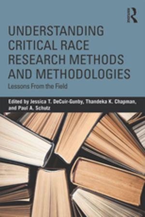 Cover of the book Understanding Critical Race Research Methods and Methodologies by Dimitris Xenos