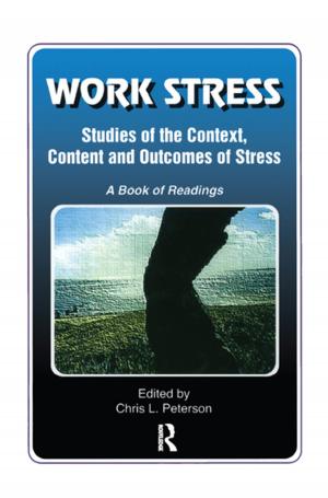 Cover of the book Work Stress by Peter Booth