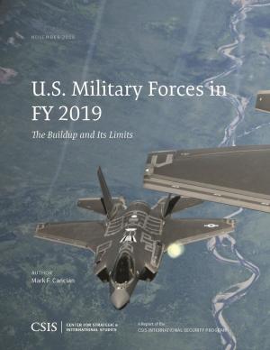 Cover of U.S. Military Forces in FY 2019
