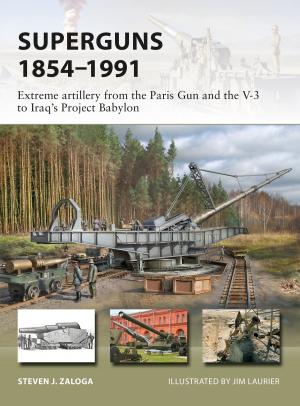 Cover of the book Superguns 1854–1991 by Chris Stuart, Tilde Stuart