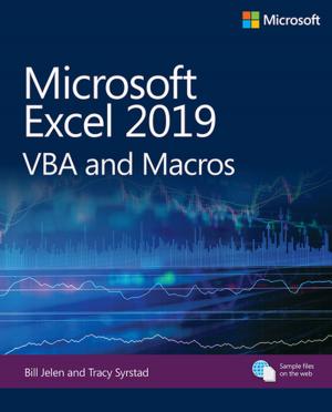Book cover of Microsoft Excel 2019 VBA and Macros