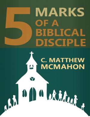Cover of the book 5 Marks of a Biblical Disciple by C. Matthew McMahon, Jonathan Edwards, Samuel Willard, Jonathan Dickinson, Joshua Moodey, Nathan Stone