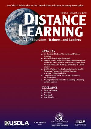 Cover of the book Distance Learning by 