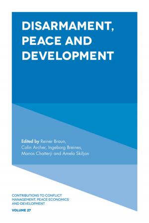 Cover of the book Disarmament, Peace and Development by Amanda DiGioia
