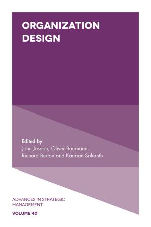 Cover of the book Organization Design by Chester Smith