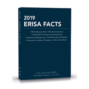Cover of the book 2019 ERISA Facts by David J. Lynn, Ph.D.