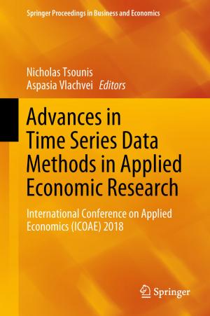 Cover of the book Advances in Time Series Data Methods in Applied Economic Research by Emanuela Delbufalo