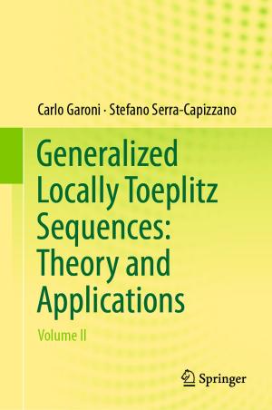 Book cover of Generalized Locally Toeplitz Sequences: Theory and Applications