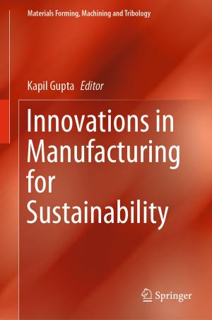 Cover of the book Innovations in Manufacturing for Sustainability by Jenny Presto, Jan Johansson