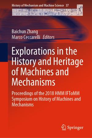 Cover of the book Explorations in the History and Heritage of Machines and Mechanisms by Carlos M. Lemos