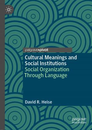 Cover of the book Cultural Meanings and Social Institutions by Simon Kelly, Paul Johnston, Stacey Danheiser