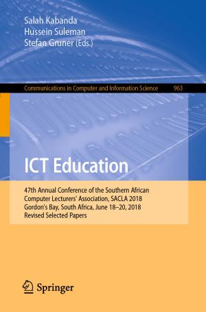 Cover of the book ICT Education by Cecil C. Konijnendijk