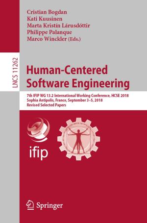 Cover of the book Human-Centered Software Engineering by Paul Pop, Mirela Alistar, Elena Stuart, Jan Madsen