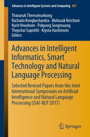 bigCover of the book Advances in Intelligent Informatics, Smart Technology and Natural Language Processing by 
