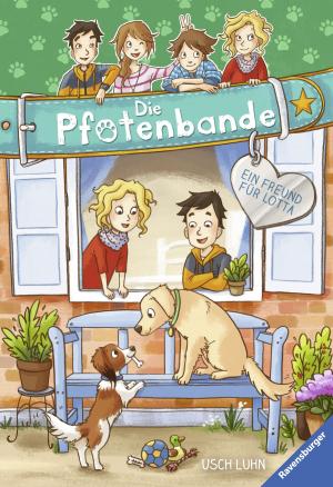 Book cover of Die Pfotenbande, Band 6: Ein Freund für Lotta