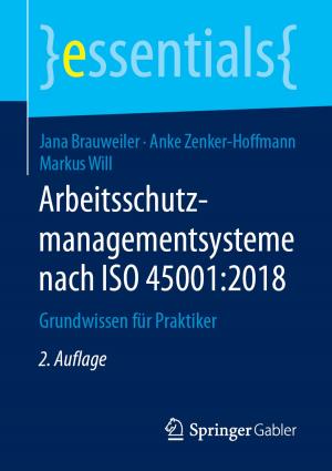 Cover of the book Arbeitsschutzmanagementsysteme nach ISO 45001:2018 by Martin Hinsch