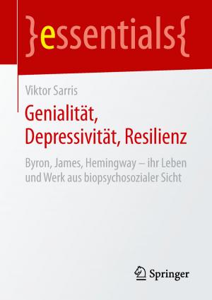 Cover of the book Genialität, Depressivität, Resilienz by Jan Steinbach, Michael Krisch, Horst Harguth