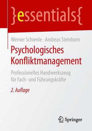 Cover of the book Psychologisches Konfliktmanagement by Andreas Richter, Jochen Ruß, Stefan Schelling