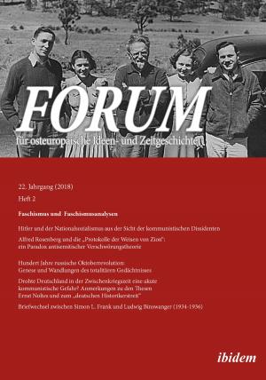 Cover of the book Forum für osteuropäische Ideen- und Zeitgeschichte by Sylvia Thiele, Michael Frings, Andre Klump, Claudia Schlaak
