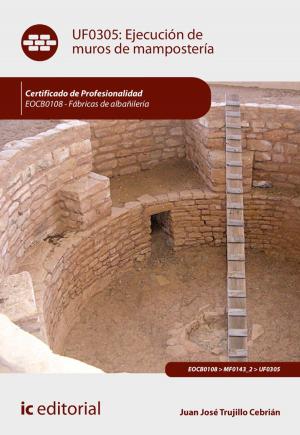 Cover of the book Ejecución de muros de mampostería. EOCB0108 by Antonio Caro Sánchez-Lafuente, Miguel Ángel Sánchez Maza