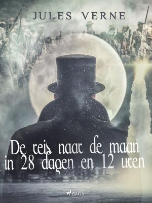 Cover of the book De reis naar de maan in 28 dagen en uren by Oscar Wilde