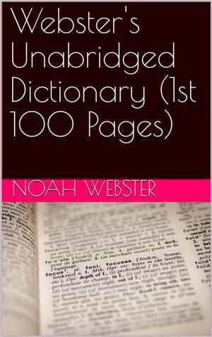 Cover of Webster's Unabridged Dictionary (1st 100 Pages)