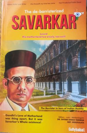 Book cover of The de-barristerized Savarkar