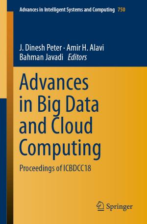 Cover of the book Advances in Big Data and Cloud Computing by Feizhou Zhou, Mingzhi Tan