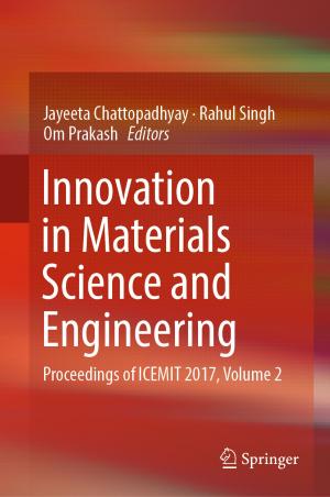 Cover of the book Innovation in Materials Science and Engineering by Komaragiri Srinivasa Raju, Dasika Nagesh Kumar