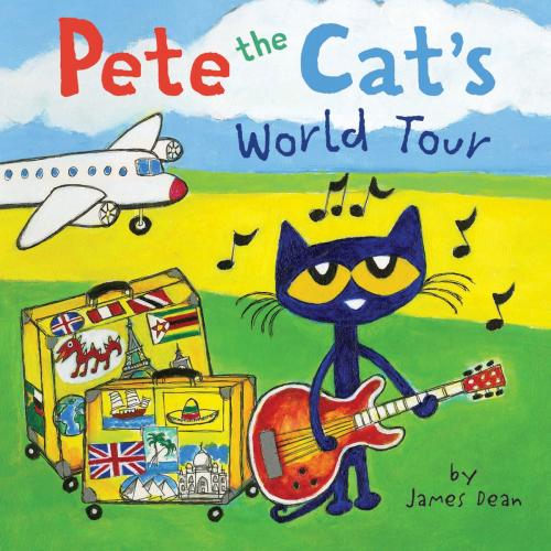 Cover of the book Pete the Cat's World Tour by James Dean, HarperFestival