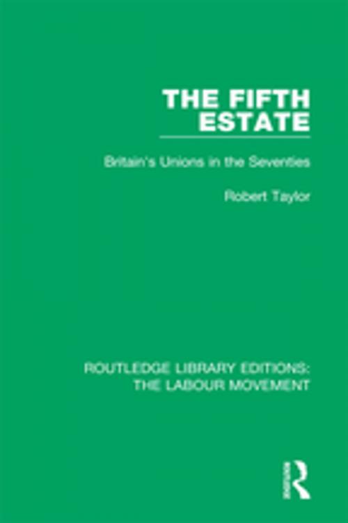 Cover of the book The Fifth Estate by Robert Taylor, Taylor and Francis