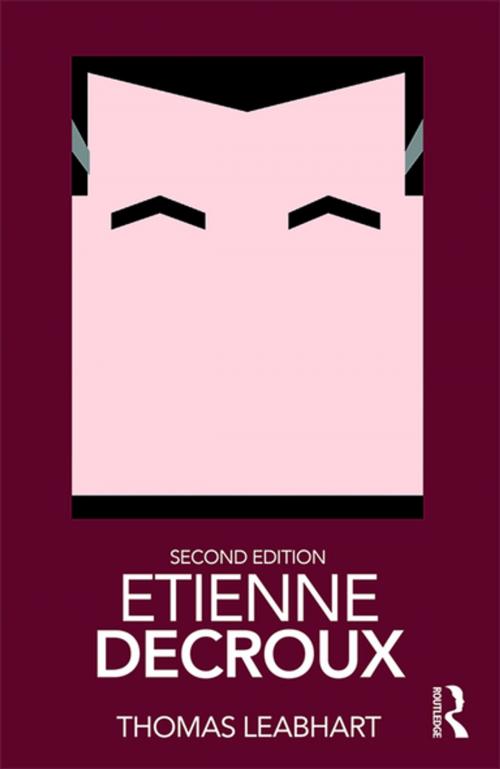 Cover of the book Etienne Decroux by Thomas Leabhart, Taylor and Francis