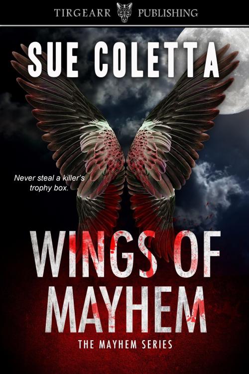 Cover of the book Wings of Mayhem by Sue Coletta, Tirgearr Publishing