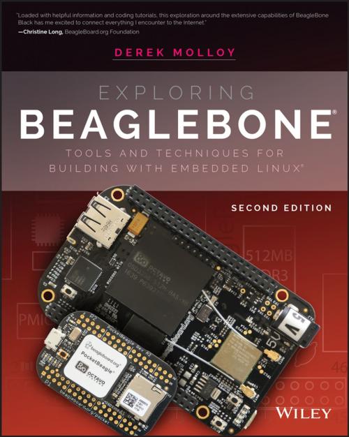 Cover of the book Exploring BeagleBone by Derek Molloy, Wiley